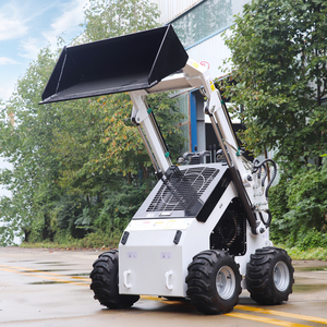 FREE SHIPPING Small Cheap Skid Steer <b>Gasoline</b> with Bucket Different Skidsteer Bagger Mini - Product Image 4