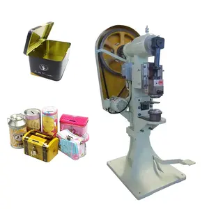Machine manuelle pour la fabrication de boîtes de conserve en métal fantaisie Boîte cadeau en fer blanc Conteneur décoratif