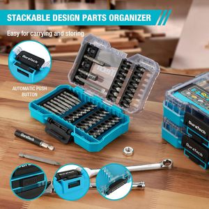 Juego de Destornilladores Magnéticos Multiusos OEM Personalizado de 53 Piezas/Juego con Mango de Acero, Puntas Intercambiables, Herramienta de Bricolaje con Garantía - Product Image 5
