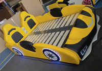 Hot Sales Cost-Effective Kids Car Bed Luxury 2 People Soft Children's Bed Modern Multifunctional Storage Music Cartoon Bed