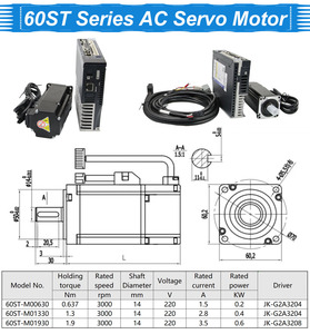Trung Quốc Chất Lượng Cao <span class=keywords><strong>Dorna</strong></span> 400 Wát AC Động Cơ <span class=keywords><strong>Servo</strong></span> 1hp Cho May - Product Image 2