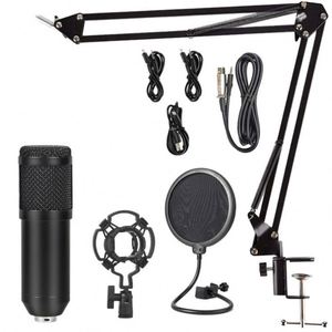 Paquete de Equipo de Podcast para Estudio de Grabación BM800, Cambiador de Voz V8 para Transmisión en Vivo, Vlogs de YouTube, Comunicación por Cable - Product Image 1
