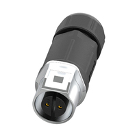 3A-10A 300V MJ16 Runder Metall-Wasserdichter Steckverbinder mit Druckverschluss für Industrielle Stromversorgungsgeräte UL CE Rundsteckverbinder