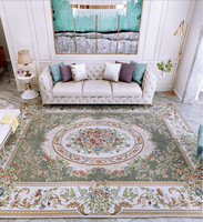 Luxueux Fleur Américaine Salon Tapis Tapis
