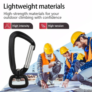 Jensan acclamato 5kn moschettone girevole in alluminio Multi-strumento gancio a scatto per guinzaglio cane per l'estrazione - Product Image 5