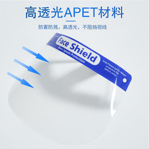 Zixi Anti-splash and anti-droplet germ full-face anti-fog transparent face mask - Product Image 3
