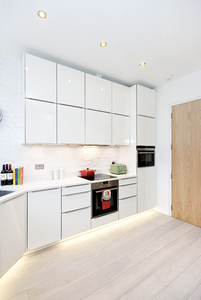 Skyline personalizado al por mayor diseños blancos muebles de cocina baratos armario de cocina Modular - Product Image 4