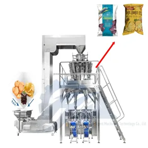 Hongyi 고품질 씨앗 설탕 과립 칩 포장 기계 멀티 헤드 무게를 VFFS