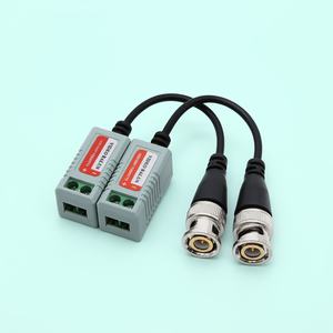 Transmisor de <span class=keywords><strong>Video</strong></span> <span class=keywords><strong>Balun</strong></span> AHD CVI TVI de Alta Definición 1080P para Cámaras de Seguridad CCTV, Plástico ABS, Precio Económico, Transmisión Pasiva por Par Trenzado - Product Image 1