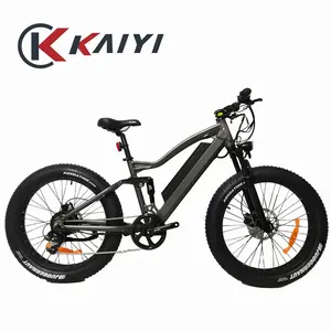 Kaiyi Voor Achterwielaandrijving 500wx2 26Inch Fiets Full-Vering Dual Motor Elektrische Fiets Smart Ce 48V Standaard Shmino Electrik Fiets