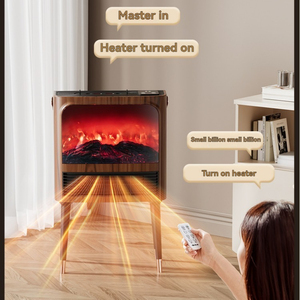 Calentador de Ambiente con Llama y Control por Voz con IA 2024, 2000W, Grafeno, Calentamiento Rápido, Humidificador, Simulación de <span class=keywords><strong>Chimenea</strong></span> - Product Image 2