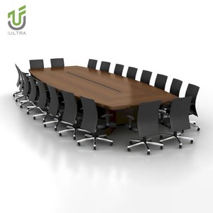 Bàn họp hiện đại cỡ lớn IULTRA dành cho 12 người, dùng cho văn phòng, phòng họp, văn phòng tại nhà & khách sạn - Làm bằng MDF - Product Image 1