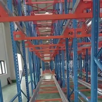 Système de stockage automatisé efficace pour entrepôt, rayonnage à navette radio robuste sur mesure, fabricant chinois