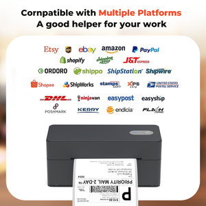 <span class=keywords><strong>Imprimante</strong></span> d'étiquettes thermiques Luck Jingle D400 4x6 pour étiquettes d'expédition, impression haute vitesse, portable, prise en charge personnalisée en usine, multilingue - Product Image 5