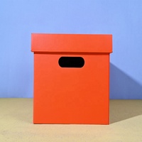 Boîte cadeau personnalisée en carton ondulé avec couvercle et base, impression CMYK, estampage à chaud, avec poignée, pour Noël, Ramadan, Eid