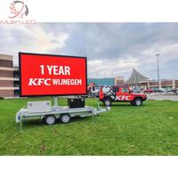 Remorque publicitaire mobile tout-en-un P6 pour affichage extérieur, écran LED, indice de protection IP65, 5000 cd, couleur intégrale, garantie 5 ans