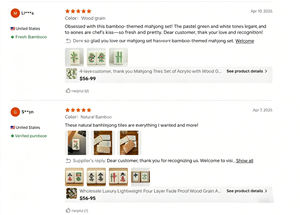 ชุ<span class=keywords><strong>ด</strong></span>ไพ่นกกระจอกอเมริกัน<span class=keywords><strong>ส</strong></span>ุดหรูลายกระดองเต่า รุ่นยอ<span class=keywords><strong>ด</strong></span>นิยมปี 2026 พร้อมไพ่อะคริลิคแบบกำหนดเอง 166 ตัว พกพา<span class=keywords><strong>ส</strong></span>ะดวก<span class=keywords><strong>ส</strong></span>ำหรับผู้เล่น 4 คน <span class=keywords><strong>ด</strong></span>ีไซน์ทันสมัย - Product Image 6