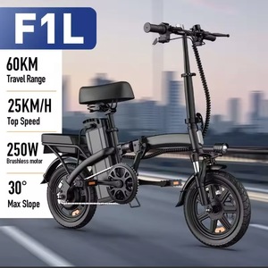 Vélo électrique pliable en stock EU US UK, 250W 48V, 14 pouces, 25 km/h - Product Image 3