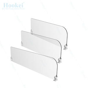 Secure-Grip Anti-Tip <b>Shelf</b> Dividers Stable Partition System for Tall Product Display - Product Image 6