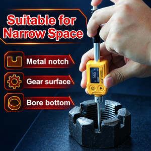 เครื่องวัดความแข็งโลหะแบบดิจิตอล LS252DL แบบพกพาสำหรับการทดสอบเกียร์ ท่อ และชิ้นส่วนที่มีพื้นที่จำกัดในมุม 360 องศา - Product Image 5