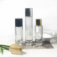 Flacon vaporisateur de parfum de luxe en verre, atomiseur vide transparent, cylindre rond, 30ml 50ml – Grande Vente