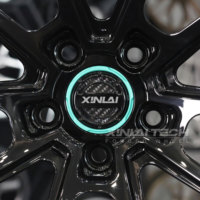 Nouvelles jantes XINLAI forgées noires brossées sur mesure avec système Beadlock, 17-20 pouces, PCD personnalisé pour camionnettes 4x4
