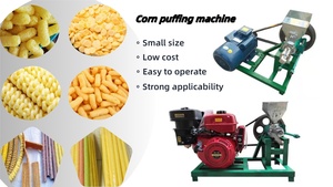 Điện loại pop-ngô Máy Ngũ Cốc Hạt Puff Snack máy thực phẩm kurkure làm giá máy Ngô Puffs máy đùn - Product Image 3