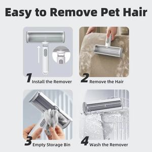 Özel Evcil Hayvan Bakım Ürünleri Evcil Hayvan Tüyü Alma Aleti Kendinden Temizlemeli Evcil Hayvan Tüyü Sökücü Taşınabilir Tüy Alma Aleti Yeniden Kullanılabilir Evcil Hayvan Tüyü Sökücü - Product Image 4