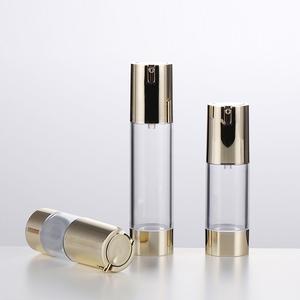 ขวดปั๊มสเปรย์โลชั่นแบบไม่มีอากาศ พลาสติกทรงกลม ขนาด 15 มล. 30 มล. 50 มล. รูปทรงตัวยู แบบกำหนดเอง - Product Image 2