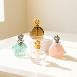 Vente en gros de flacons de parfum en cristal naturel en forme de cœur, pendentif en améthyste polie, collier pour la fabrication de bijoux - Product Image 5