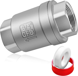 <span class=keywords><strong>Clapet</strong></span> <span class=keywords><strong>anti</strong></span>-<span class=keywords><strong>retour</strong></span> compact 1/2" NPT en acier inoxydable avec joint EPDM pour équipements OEM et systèmes sanitaires - Product Image 2