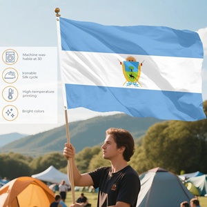 Bandiera OEM ODM dell'Argentina La Pampa 3x5ft, Stampa Digitale, Resistente allo Sbiadimento, per Fiere ed Esposizioni Aziendali - Product Image 5