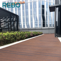 Modern tahan api stabilitas tinggi bambu Outdoor Decking lantai kayu tahan lama untuk taman eksterior lingkungan