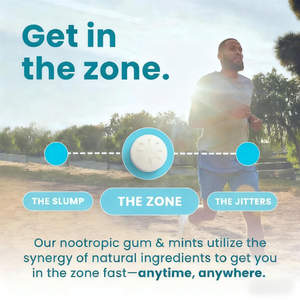 Gomma da Masticare Energizzante e Concentratrice 90 Pezzi Gusto Menta Piperita Caffeina Naturale L-Teanina Vitamine del Gruppo <span class=keywords><strong>B</strong></span> - Product Image 3