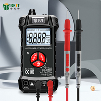 Multimeter Digital Genggam Portabel dengan Lampu Latar LCD AC/DC Ammeter Voltmeter Ohm Pengukur Tegangan
