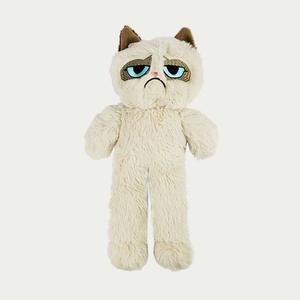 流行搞笑不开心猫睡公仔毛绒玩具刺绣被子pp棉订婚礼品男女海洋动物包超级 - Product Image 4