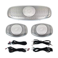 LED pour Benz C/GLC Coupe W205 X253 C43 C63 C200 C180 3D Tweeter Speaker Ambient Light Car Decorative MB Nozzle Accessories