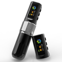 Machine à tatouer électrique sans fil professionnelle avec double batterie, moteur puissant, course réglable de 2,4 à 4,2 mm
