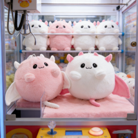 Jouets en peluche Dragon Adorable de 8 pouces, animaux en peluche, jouets pour enfants de style dessin animé et anime, pour machines à griffes