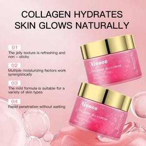 Crème hydratante pour le visage au collagène, emballage personnalisé, faible MOQ, crème éclaircissante pour le visage - Product Image 4