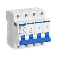 Interruptor de Circuito de Protección Doméstica XB-63M Zhongdianhuatong 3P Tipo C Magnético Simple 6kA 4kV 400V 1A 6A con Certificación CE/CCC