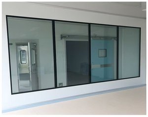 Ventanas de Purificación de Vidrio Templado con Marco de Aleación de Aluminio, Resistentes al Fuego y al Sonido, para Laboratorios y Talleres Electrónicos - Product Image 1