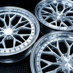 Rines Sailen de 2 Piezas, Aleación Forjada, 18-21 Pulgadas, 5x120 PCD, Ajuste Universal, Cóncavos, Negro Semi-Brillante, Personalizados, Garantía de 5 Años - Product Image 4