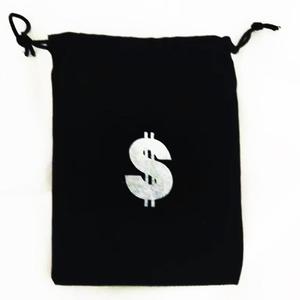 Borse con coulisse pirata piccola custodia in velluto per gioielli monete <span class=keywords><strong>Pirate</strong></span> Goodies Sack for Captain Theme Party Favors Black - Product Image 3