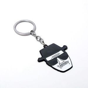 Vendita calda film rottura ciondolo <span class=keywords><strong>Heisenberg</strong></span> vecchia testa bianca portachiavi in metallo rottura cattivo portachiavi - Product Image 6