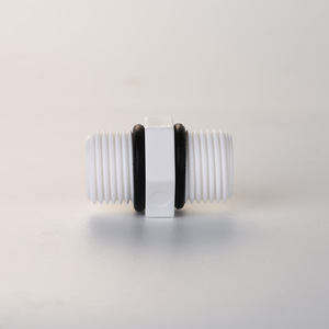 Conector Roscado de 4 Puntos, Accesorio para Purificador de Agua Azul con Rosca M44 de 6 Puntos, Cuerpo de Nylon POM PP, Color Azul - Product Image 1