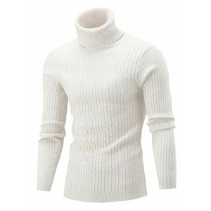 2025 Winter Layering Basics Bottoming Sweater <strong>Turtleneck</strong> <strong>Men's</strong> Pullover Solid <strong>Men</strong> Sweat Knit Under Sweaters <strong>Mens</strong> - Product Image 6