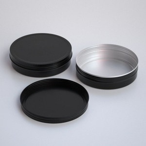 180ml Round Aluminum Cosmetic Tin Aluminum Screw Cap Tin Aluminum Tin Can for Body Butter - Product Image 6