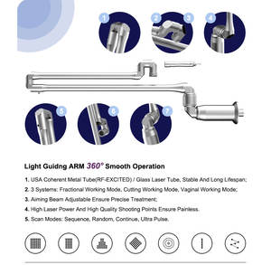 Fractional CO2 Vaginal Laser Haut Narben entferner Beauty Equipment mit Fraccionado CO2 Laser für die Haut - Product Image 2