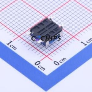 TS-1047A-A3B2-D2 Tactile Switch SMD Switch Single Pole Single Throw Round Button 1.8N Vertical Mount - Product Image 2
